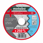 Passend zu den neuen Winkelschleifern stellt Metabo mit M-Calibur erstmals keramische Hochleistungs-Trenn- und Schruppscheiben vor. (Foto: Metabo)