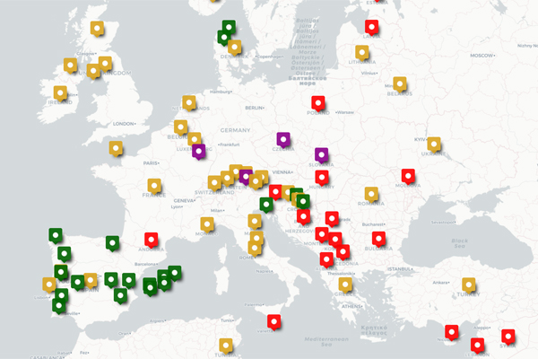 Corona Risikogebiete Europa