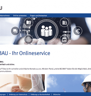Online-Portal BG BAU