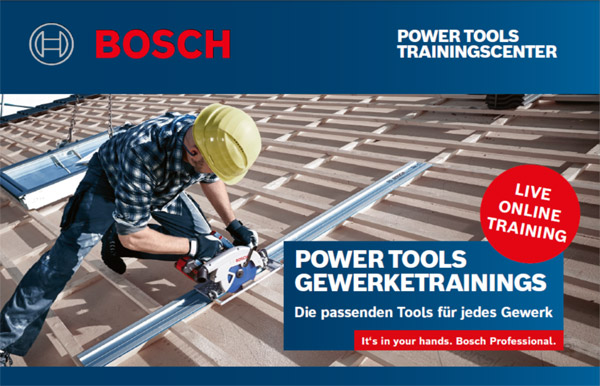 Bosch Live Online Training Metallbau