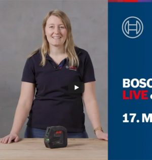 Bosch Pro Live Blau Nivellieren