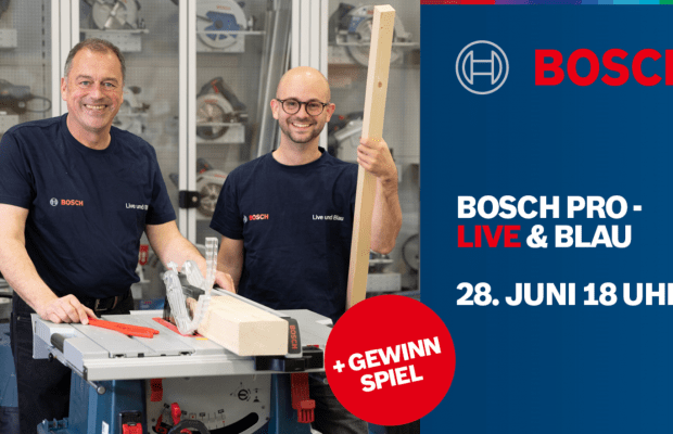 BOSCH PRO - Live & Blau Holzbau
