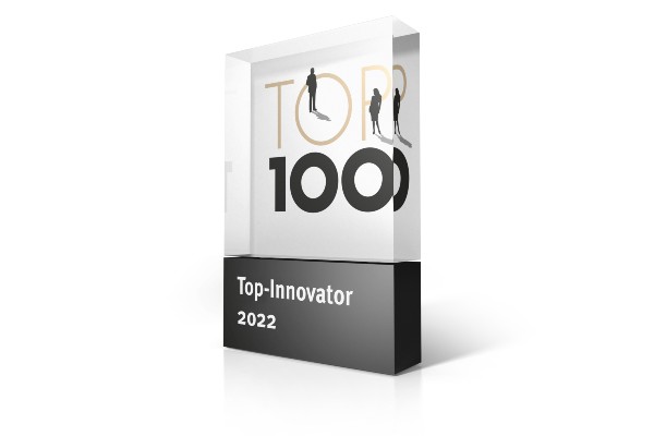 Die Trophaee der Top 100 Innovatoren 2022