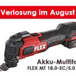 Verlosung August 2022: FLEX Akku-Multitool