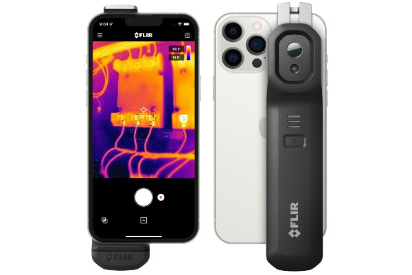 Die Flir One Edge Pro von Teledyne ist eine Wärmebildkamera für Mobilgeräte, die nicht physisch mit dem Mobilgerät verbunden sein muss.