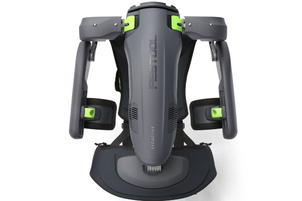 The ExoActive from Festool provides targeted support where it should and is as easy to put on as a backpack.