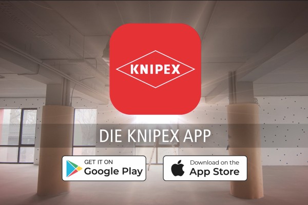 Der „KNIPEX – Zangenfinder für Profis” ist ab sofort für iOS und Android verfügbar.
